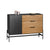 Aparador de cozinha SoBuy HFSB02-SCH, buffet de corredor com 1 porta e 3 gavetas