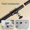 Cabide SoBuy KLS03-II-SCH com 4 barras preto