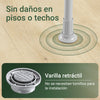 Cabide telescópico SoBuy KLS04-II-HG com altura ajustável, cinzento, 209-311 x 200-295 cm