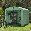 SoBuy KLS11-L-GR Garaje para bicicletas Caseta Jardin Exterior Verde