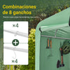 SoBuy KLS11-L-GR Garaje para bicicletas Caseta Jardin Exterior Verde