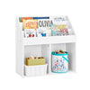 SoBuy KMB01-II-W Librería infantil con 3 Estanterías Blanco