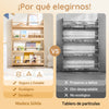 Preventa-SoBuy KMB08-N Librería infantil con 4 Estantes L80cm Natural