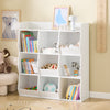 SoBuy KMB120-W Librería Infantil Estantería para libros y Juguetes con 9 Compartimientos Blanco 95x34x105 cm