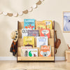 Preventa-SoBuy KMB32-N Libreria Infantil con 4 Compartimentos y 2 Ganchos Marrón