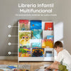 SoBuy KMB32-W Librería Infantil con 4 compartimentos abiertos Blanco