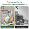 SoBuy KMB32-W Librería Infantil con 4 compartimentos abiertos Blanco