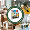 SoBuy KMB32-W Librería Infantil con 4 compartimentos abiertos Blanco