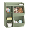 SoBuy KMB55-K-GR Librería Infantil Estantería Montessori con 5 Compartimientos Verde 80x34x104 cm