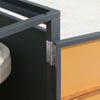 SoBuy OGS63-N Armario modular de exterior para reciclaje con efecto madera 69x80x116 cm