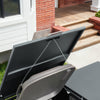 SoBuy OGS64-N Armario para cubos de reciclaje con efecto madera Gris Oscuro 134x80x116 cm