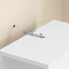 SoBuy STR14-W Estantería de pared de madera blanca mate Librería estrecha con 7 baldas